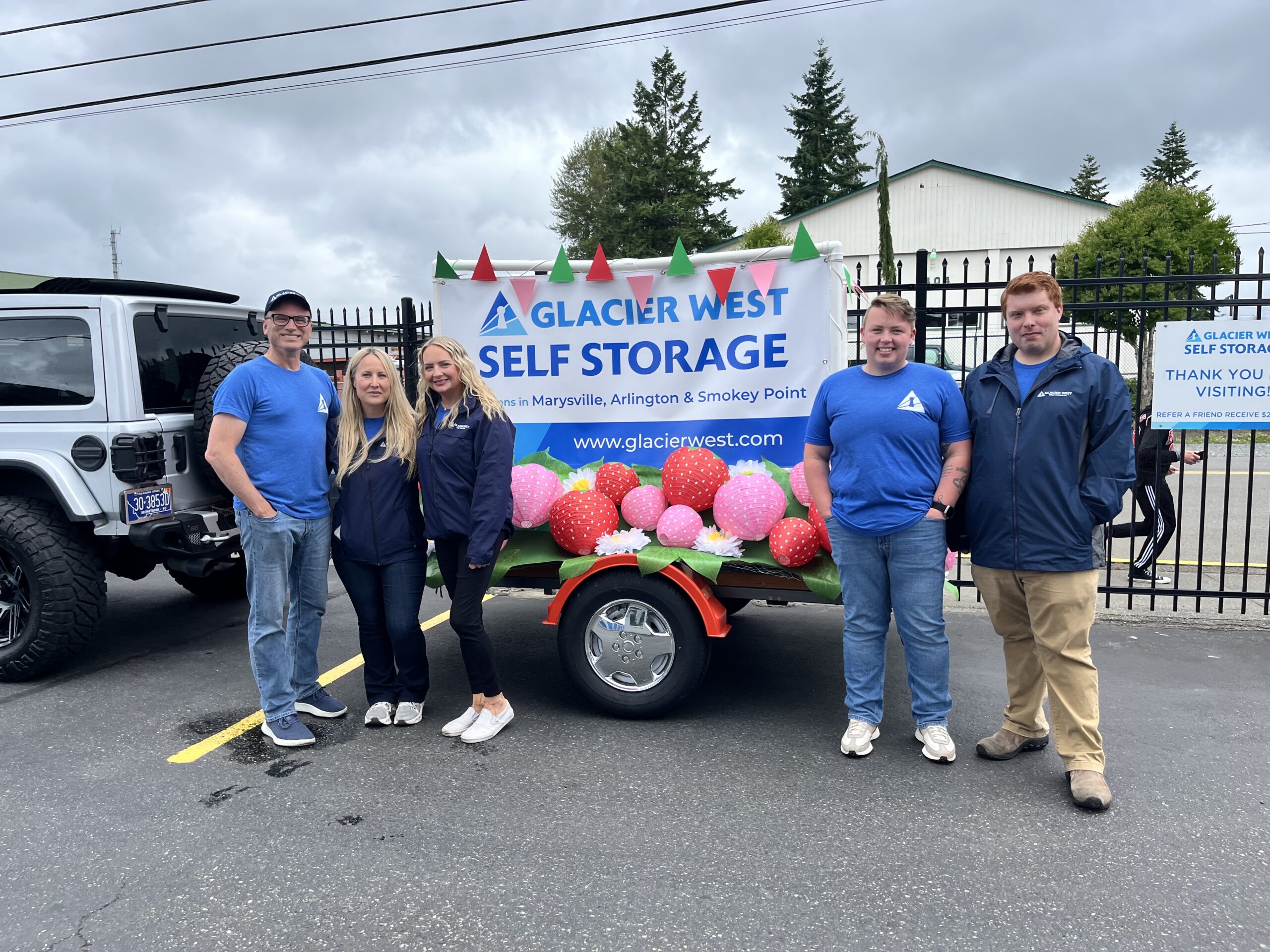 Glacier West participating in the Marysville Strawberry Parade