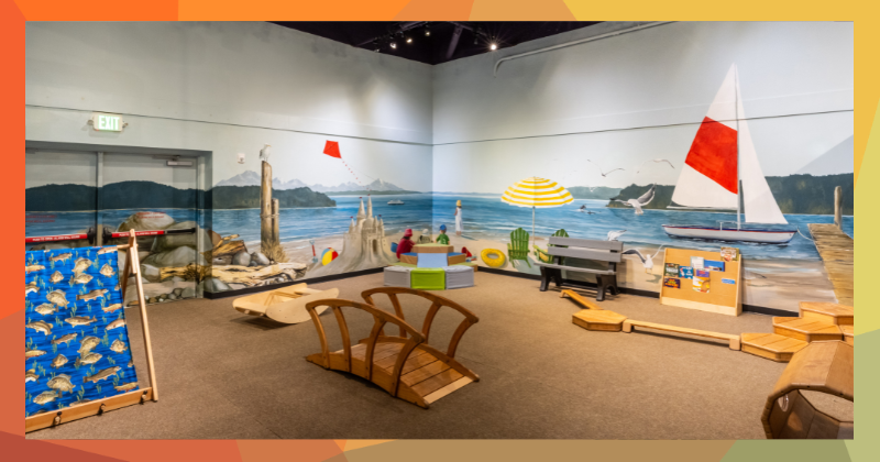 Early Childhood Seashore exhibit