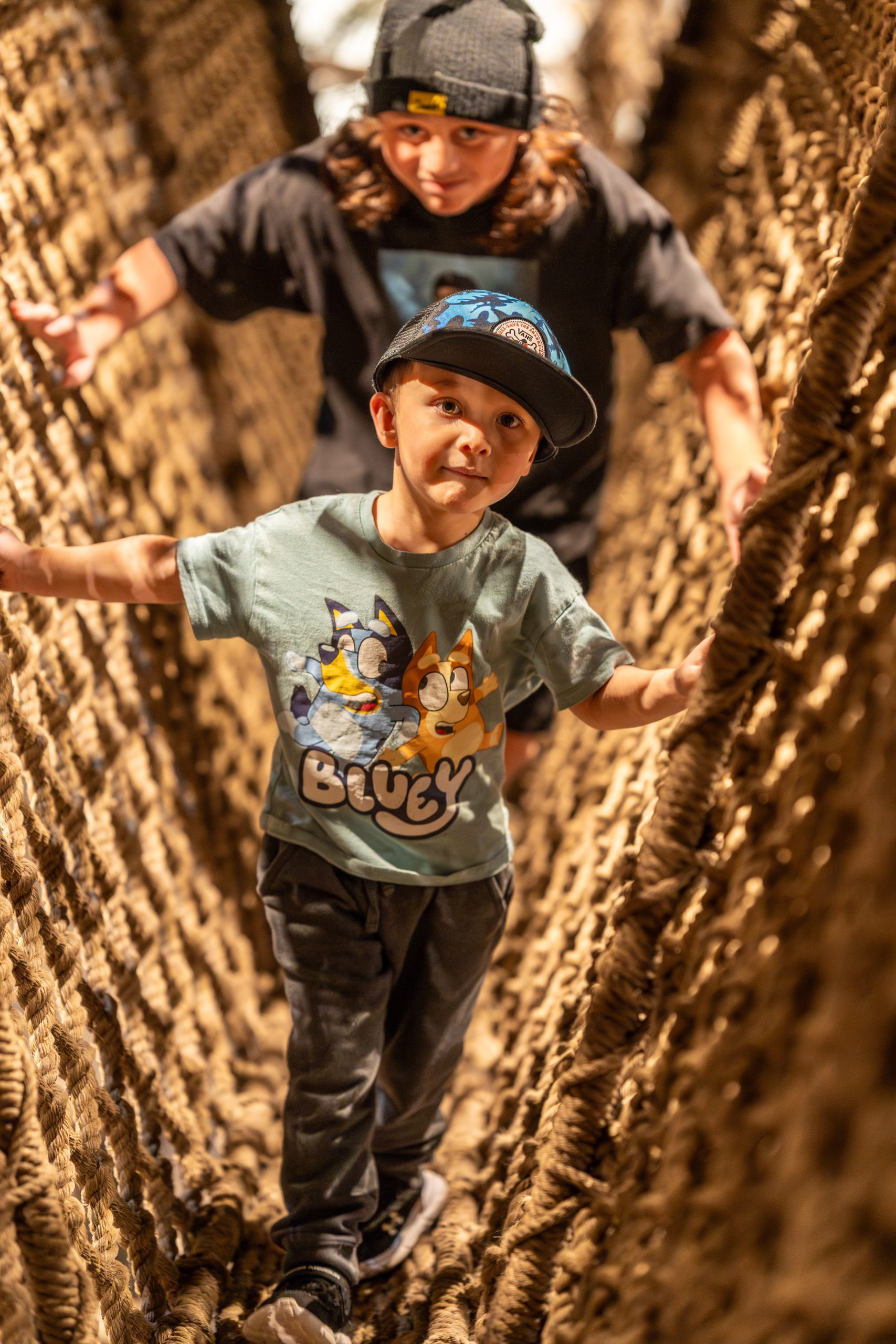 A child exploring at Imagine Children’s Museum
